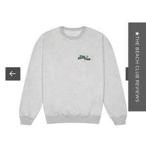 The Beach Club by Greta Wilson Staple Crewneck Ash